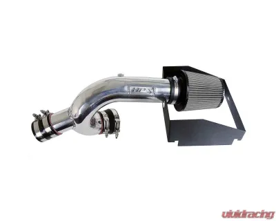 HPS Polished Cold Air Intake Kit includes Heat Shield Ford F150 2015-2016 - 827-634P