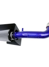 HPS Performance Cold Air Intake Kit 12-18 Jeep Wrangler JK 3.6L V6, Includes Heat Shield, Blue                                     - 827-664BL - Image 3