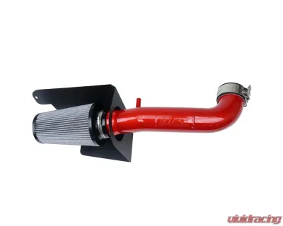 HPS Performance Cold Air Intake Kit 12-18 Jeep Wrangler JK 3.6L V6, Includes Heat Shield, Red - 827-664R