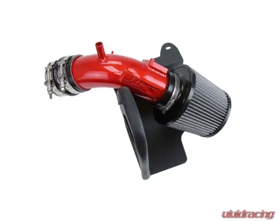 HPS Performance Shortram Air Intake 2018-2019 Toyota Camry 2.5L, Includes Heat Shield, Red - 827-665R