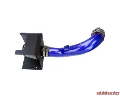 HPS Blue Cold Air Intake Kit w/ Heat Shield GM 2500-3500 HD 6.6L V8 Duramax Diesel Turbo L5P 2017-2019 - 827-674BL
