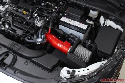 HPS Polished Cold Air Intake Kit Includes Heat Shield Toyota Corolla Hatchback/Sedan 2.0L L4 2019-2024 - 827-675P