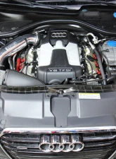 HPS Performance Products Short Ram Air Intake Kit Polished 4" for Audi A6/A7 2012-2018                                     - 827-676P - Image 2