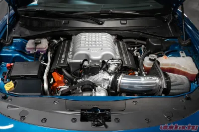 HPS Air Intake w/Heat Shield Dodge Charger Hellcat 6.2L V8 Supercharged 2019-2023 - 827-681P