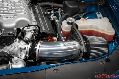 HPS Air Intake w/Heat Shield Dodge Charger Hellcat 6.2L V8 Supercharged 2019-2023 - 827-681P