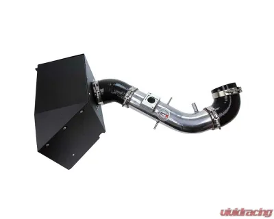 HPS Performance Polished Shortarm Air Intake Kit w/ Heat Shield Toyota 4Runner 4.7L V8 2003-2004 - 827-690P