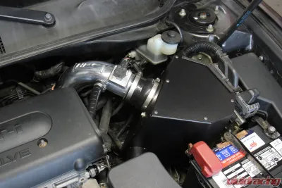 HPS Performance Black Short Ram Air Intake Kit With Heat Shield Toyota Camry 2.4L 4 Cylinder 2007-2008 - 827-693WB