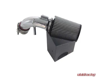 HPS Performance Polish Short Ram Air Intake Kit With Heat Shield Honda Civic 1.8L Gas 2006-2011 - 827-694P