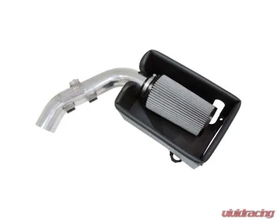 HPS Performance Polish Short Ram Air Intake Kit With Heat Shield BMW 640i 3.0L Turbo N55 2012-2019 - 827-698P