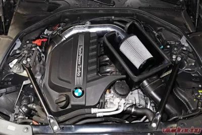HPS Performance Black Shortram Air Intake Kit BMW 640i 3.0L Turbo N55 2012-2019 - 827-698WB