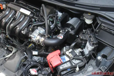 HPS Performance Products Shortram Air Intake Kit Black 2.5" for Honda Fit 2015-2020 - 827-704WB