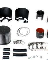 HPS Performance Red Shortram Air Intake Kit With Heat Shield Nissan 370Z 3.7L V6 2009-2020                                     - 827-706R - Image 2