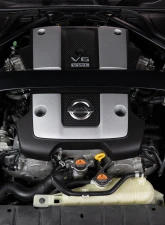 HPS Performance Red Shortram Air Intake Kit With Heat Shield Nissan 370Z 3.7L V6 2009-2020                                     - 827-706R - Image 3