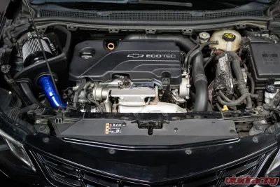 HPS Performance Air Intake w/ Heat Shield (Blue) Chevrolet Cruze 2016-2019 - 827-709BL