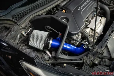 HPS Performance Air Intake w/ Heat Shield (Blue) Chevrolet Cruze 2016-2019 - 827-709BL