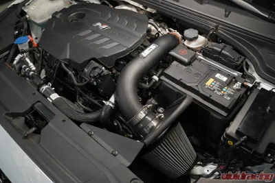 HPS Performance Black Air Intake w/ Heat Shield Hyundai Veloster N 2.0L Turbo 2019-2022 - 827-713WB