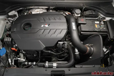 HPS Air Intake Kit w/ Heat Shield Black Hyundai Kona N 2.0L Turbo 2022-2023 - 827-721WB