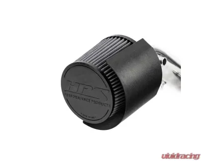 HPS Performance Polished Shortram Air Intake Kit Includes Heat Shield Honda CR-V 2.4L 2002-2004 - 827-724P