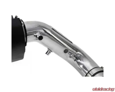 HPS Performance Polished Shortram Air Intake Kit Includes Heat Shield Honda CR-V 2.4L 2002-2004 - 827-724P