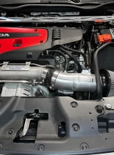 HPS Air Intake Kit w/Heat Shield Honda Civic Type R 2.0L Turbo FK8 2017-2021                                     - 827-736R - Image 5