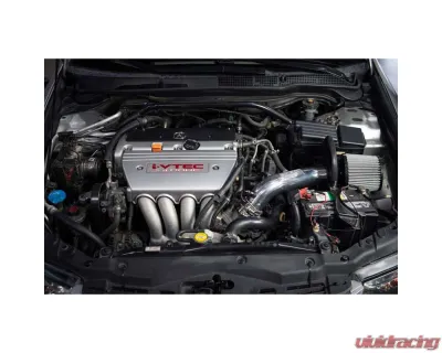 HPS Performance Polished Air Intake Kit with Heat Shield Acura TSX 2.4L 2004-2008 - 827-737P