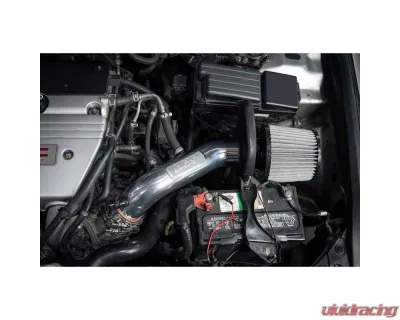 HPS Performance Polished Air Intake Kit with Heat Shield Acura TSX 2.4L 2004-2008 - 827-737P