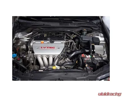 HPS Performance Black Air Intake Kit with Heat Shield Acura TSX 2.4L 2004-2008 - 827-737WB