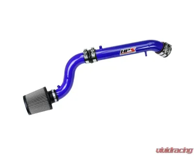 HPS Performance Cold Air Intake Kit 92-95 Honda Civic SOHC D Series DOHC B Series, Converts to Shortram, Blue - 837-110BL