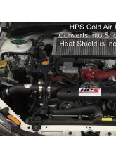 HPS Black Cold Air Intake Kit Subaru WRX 2008-2014                                     - 837-566WB - Image 3