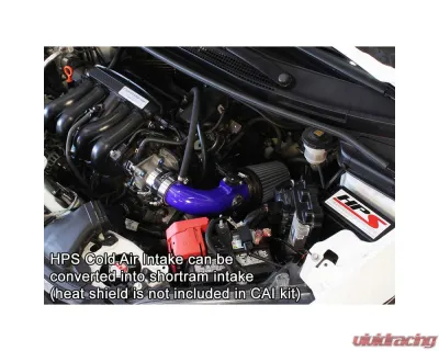 HPS Performance Products Blue Cold Air Intake for 2015-2018 Honda Fit 1.5L Manual Trans - 837-568BL