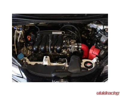 HPS Red Cold Air Intake (Converts to Shortram) for 15-18 Honda Fit 1.5L Manual Trans. 3rd Gen - 837-568R