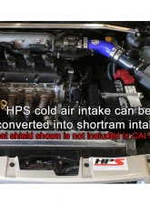 HPS Blue Cold Air Intake (Converts to Shortram) for 02-06 Nissan Altima 2.5L 4Cyl                                     - 837-570BL - Image 3