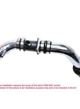 HPS Polish Cold Air Intake (Converts to Shortram) for 02-06 Nissan Altima 2.5L 4Cyl                                     - 837-570P - Image 3