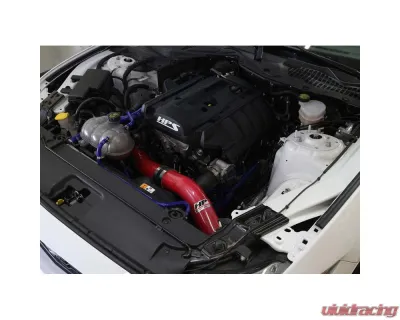 HPS Performance Cold Air Intake Kit 2015-2022 Ford Mustang Ecoboost 2.3L Turbo, Red - 837-575R