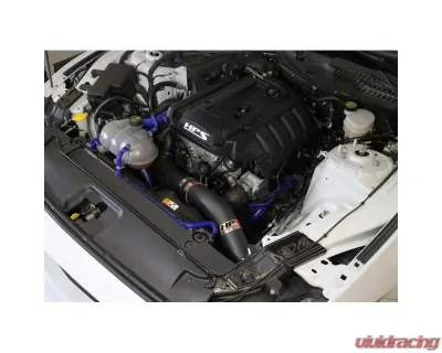 HPS Performance Cold Air Intake Kit 2015-2022 Ford Mustang Ecoboost 2.3L Turbo, Black - 837-575WB