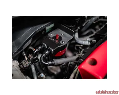 HPS Performance Products Aluminum Oil Catch Can Kit for Honda Civic Type R 2.0L Turbo 2017-2024 - 860-002