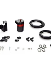 HPS Performance Aluminum Oil Catch Can Kit for Toyota Tundra 2022-2024, Black                                     - 860-003 - Image 2