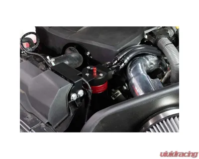 HPS Performance Aluminum Oil Catch Can Kit for Toyota Tundra 2022-2024, Black - 860-003