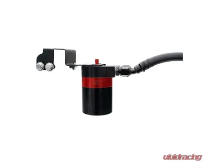 HPS Performance Aluminum Oil Catch Can Kit for Toyota Tundra 2022-2024, Black - 860-003