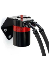 HPS Performance Aluminum Oil Catch Can Kit for Subaru Legacy/Outback 2015-2019, Black                                     - 860-006 - Image 5