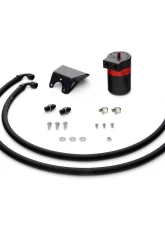 HPS Performance Aluminum Oil Catch Can Kit for Subaru Legacy/Outback 2015-2019, Black                                     - 860-006 - Image 2