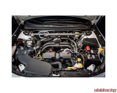 HPS Performance Aluminum Oil Catch Can Kit for Subaru Legacy/Outback 2015-2019, Black - 860-006