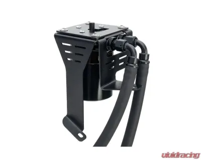HPS Performance Black Aluminum Oil Catch Can Kit Honda Civic Si 2.4L K24Z7 2012-2015 - 860-027BL