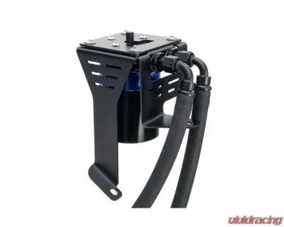 HPS Performance Blue Aluminum Oil Catch Can Kit Honda Civic Si 2.4L K24Z7 2012-2015 - 860-027WB