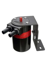 HPS Performance Products Universal Black 3/8" Oil Catch Can Kit - 5oz Billet Aluminum                                     - 861-501 - Image 6