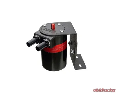 HPS Performance Products Universal Black 3/8" Oil Catch Can Kit - 5oz Billet Aluminum - 861-501