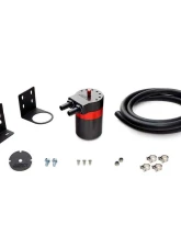HPS Performance Products Universal Black 3/8" Oil Catch Can Kit - 5oz Billet Aluminum                                     - 861-501 - Image 2