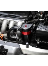 HPS Performance Products Universal Black 3/8" Oil Catch Can Kit - 5oz Billet Aluminum                                     - 861-501 - Image 5