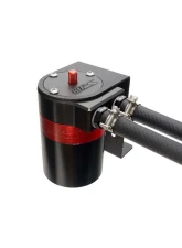 HPS Performance Products Universal Black 3/8" Oil Catch Can Kit - 5oz Billet Aluminum                                     - 861-501 - Image 6