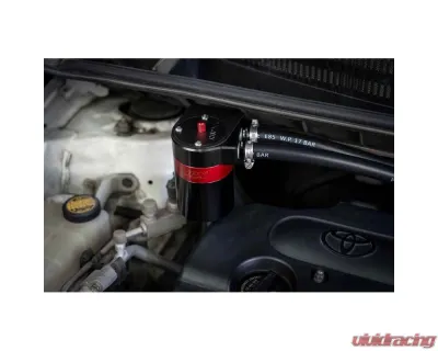 HPS Oil Catch Can Black Universal Oil Catch Can  5/8 - 861-503